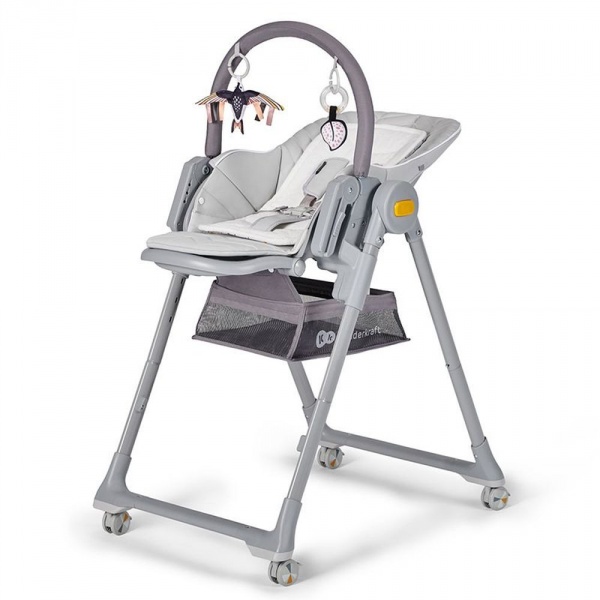 Chaise haute lastree - grey Kinderkraft