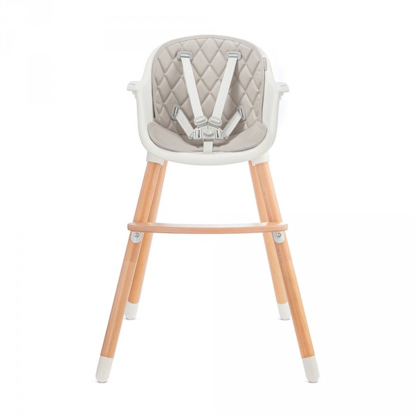 Chaise haute sienna grey Kinderkraft