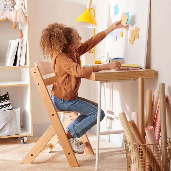 Chaise haute évolutive enock gris Kinderkraft