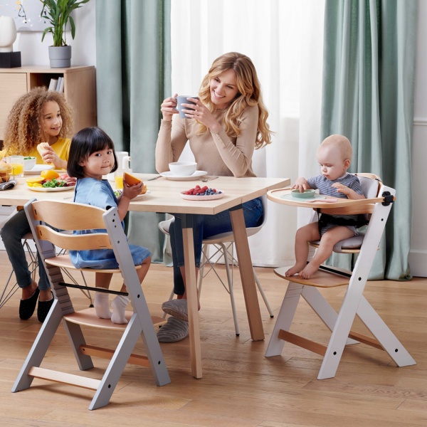 Chaise haute évolutive enock blanc Kinderkraft