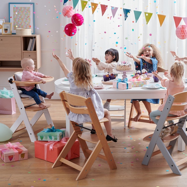 Chaise haute évolutive enock blanc Kinderkraft