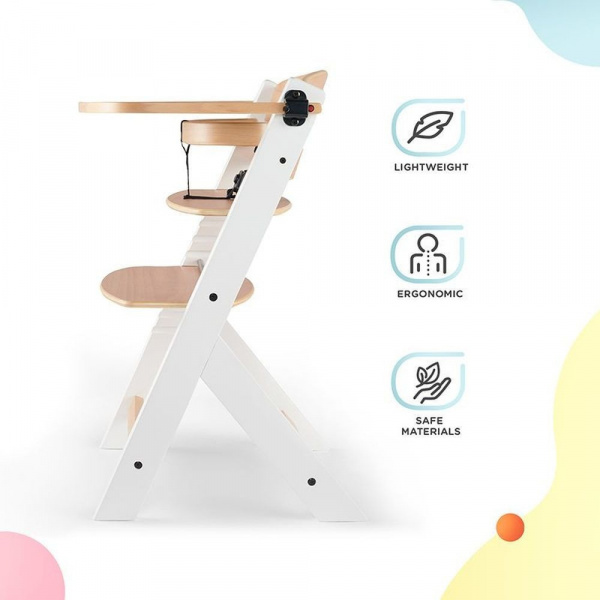 Chaise haute évolutive enock full black Kinderkraft