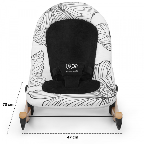Transat bébé finio black/white Kinderkraft