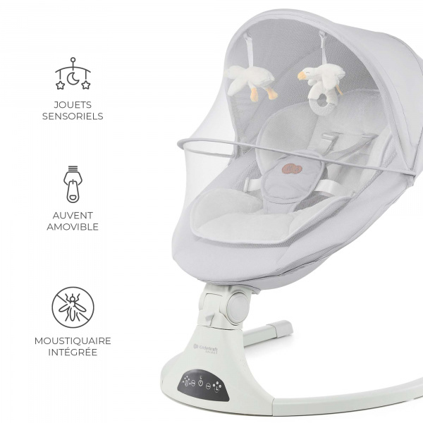 Balancelle tulsy gris Kinderkraft