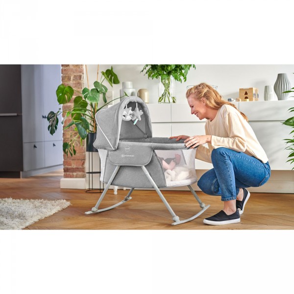 Berceau lovi gris Kinderkraft