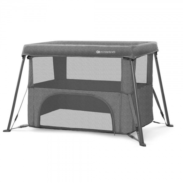 Lit de voyage cami 3 en 1 - grey Kinderkraft