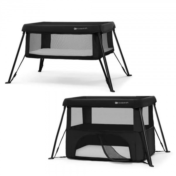 Lit de voyage cami 3 en 1 - black Kinderkraft
