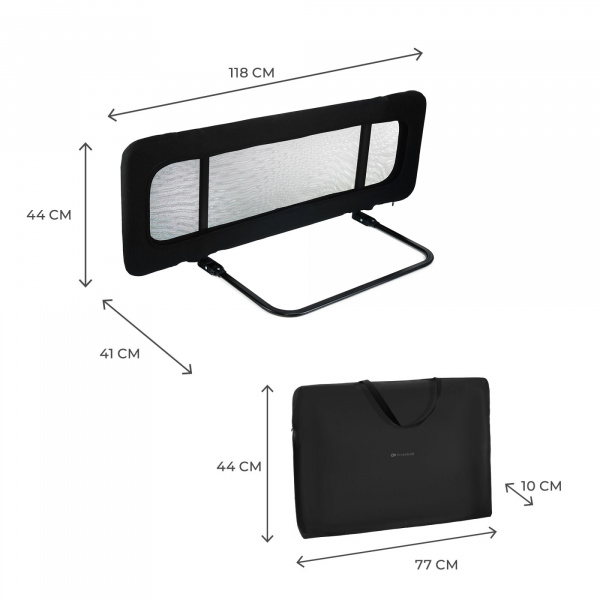 Barrière de lit guard & dream black Kinderkraft