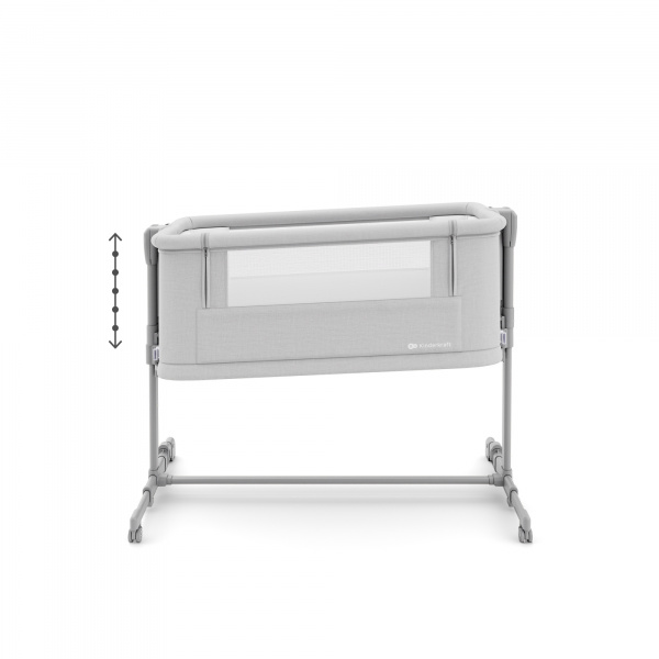 Lit cododo bébé nestee grow 2 light grey Kinderkraft