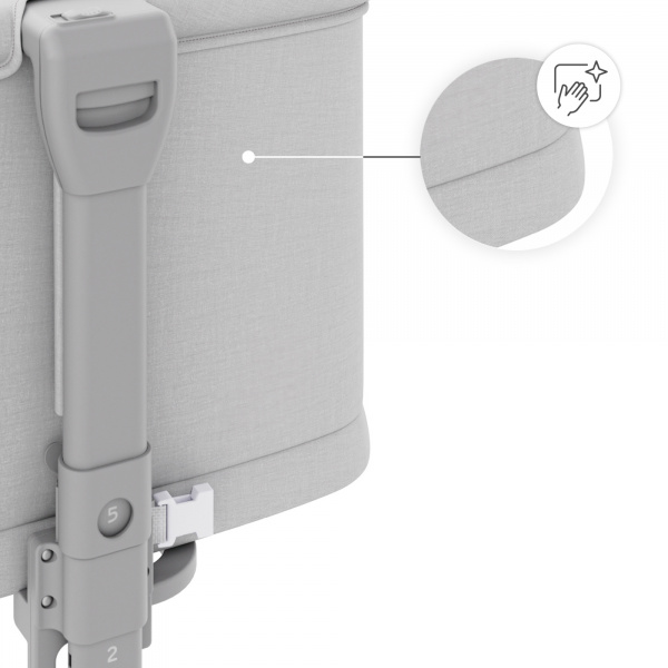 Lit cododo bébé nestee grow 2 light grey Kinderkraft