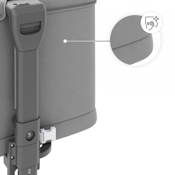 Lit cododo bébé nestee grow 2 dark grey Kinderkraft