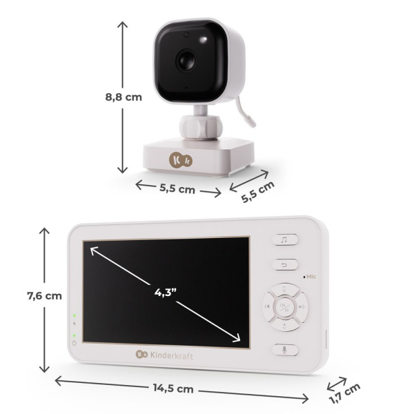 Babyphone vidéo électronique niteeye travel Kinderkraft