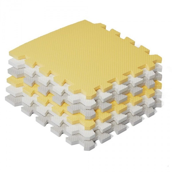 Tapis en mousse 1er âge luni - yellow Kinderkraft