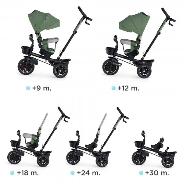 Tricycle spinstep 5 en 1 - green Kinderkraft