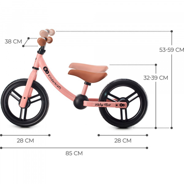 Draisienne 2way next pink Kinderkraft