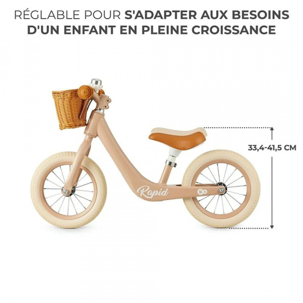 Draisienne rapid 2- rose Kinderkraft