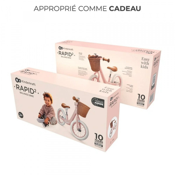 Draisienne rapid 2- rose Kinderkraft