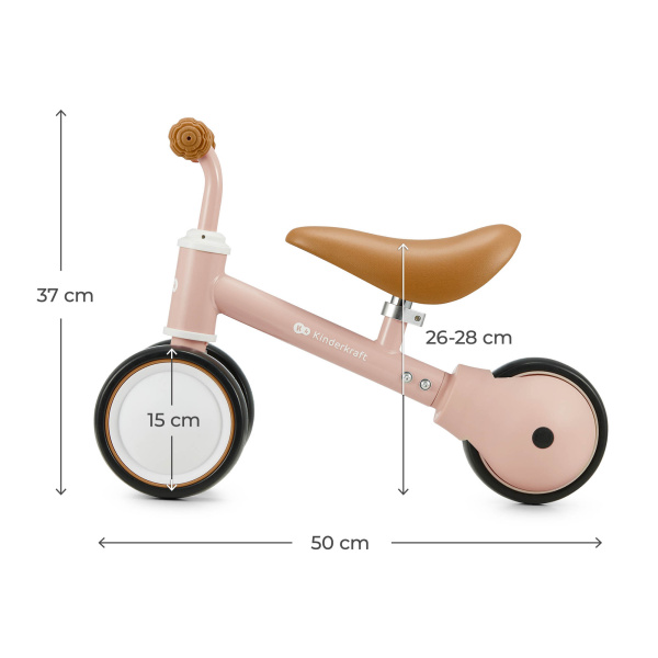 Draisienne cutie - light rose Kinderkraft