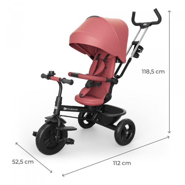Tricycle aston 2 - pink Kinderkraft
