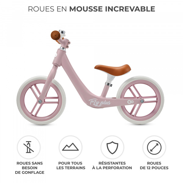 Draisienne fly plus powder pink Kinderkraft