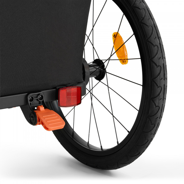 Remorque vélo enfant 2en1 nava walk gris Kinderkraft