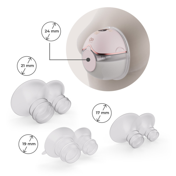 Tire-lait électrique simple mains libres mamaflow pink Kinderkraft