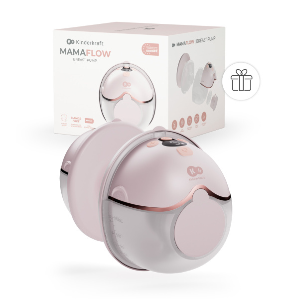Tire-lait électrique simple mains libres mamaflow pink Kinderkraft