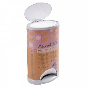 Poubelle à couches 26l + 1 recharge Korbell