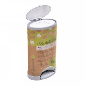 Poubelle à couches 9l + 1 recharge Korbell