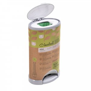 Poubelle à couches 9l + 1 recharge Korbell