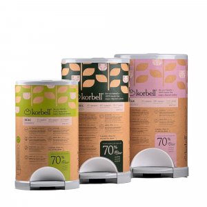 Poubelle à couches 9l + 1 recharge Korbell