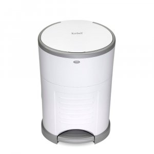 Poubelle à couches blanche 16l Korbell