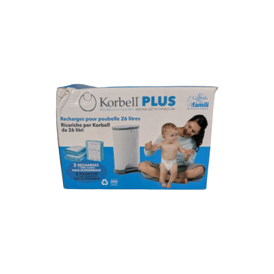 Les imparfaits - pack de 3 recharges poubelle à couches 26l