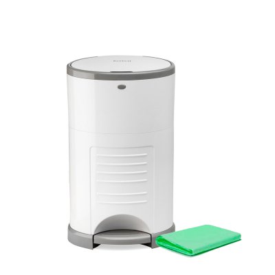 Poubelle à couches blanche 16l + 1 recharge