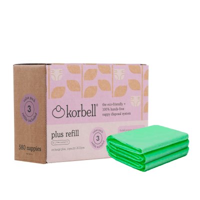 Pack de 3 recharges poubelle à couches 26l