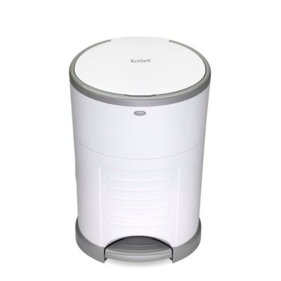 Poubelle à couches blanche 16l