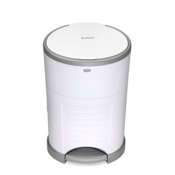 Poubelle à couches blanche 16l Korbell