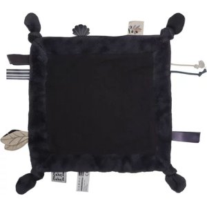 Doudou plat bleu marine Label label