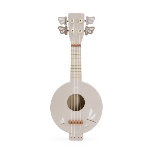 Banjo en bois - nougat Label label