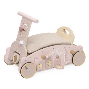 Porteur en bois 3 en 1 - rose Label label