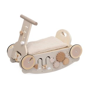 Porteur en bois 3 en 1 - nougat Label label