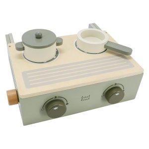Cuisine pliable en bois - vert olive Label label
