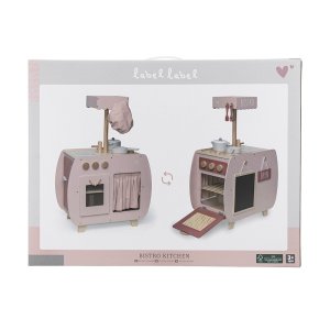 Cuisine en bois - rose Label label