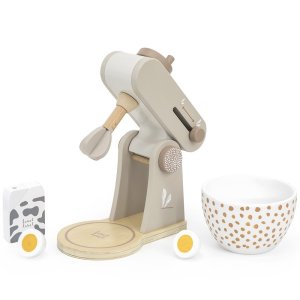 Robot cuisine en bois - nougat Label label