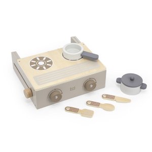 Cuisine pliable en bois - nougat Label label