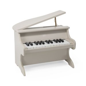 Piano en bois - nougat Label label