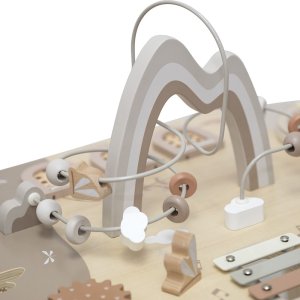 Table d'activités en bois - nougat Label label