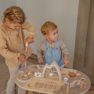 Table d'activités en bois - nougat Label label