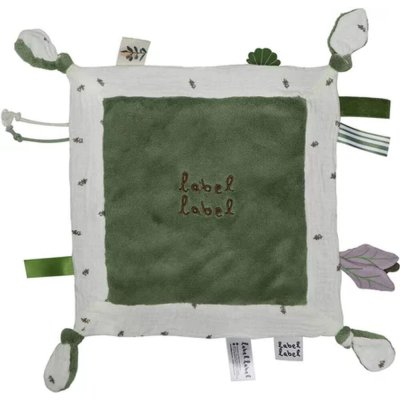 Doudou plat vert kaki