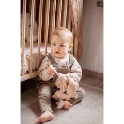 Doudou plat libellule marron